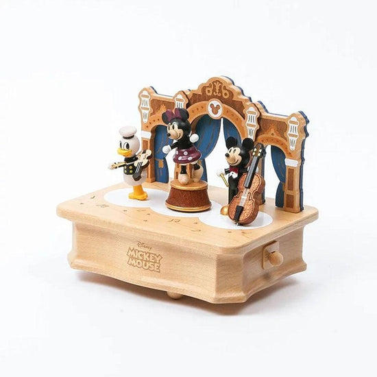WOODERFUL LIFE Music Go Round Disney Vintage Mickey - LOG-ON