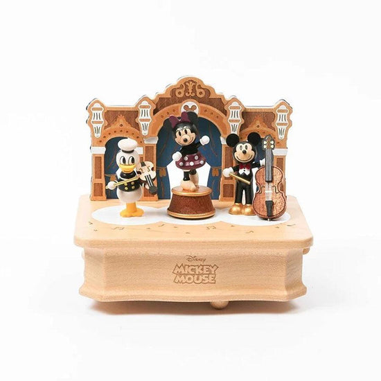 WOODERFUL LIFE Music Go Round Disney Vintage Mickey - LOG-ON