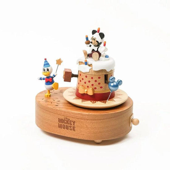 WOODERFUL LIFE Music Go Round Disney Mickey&Cake - LOG-ON