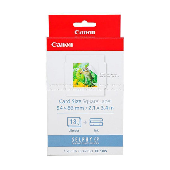 CANON Canon KC-18IS Color Ink /Label Set (Square labels) - LOG-ON
