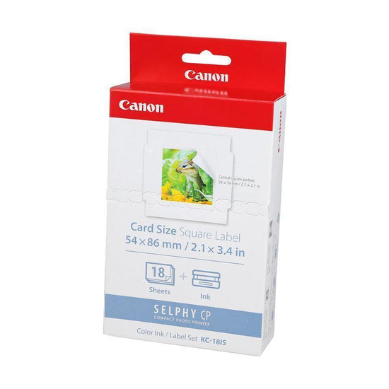 CANON Canon KC-18IS Color Ink /Label Set (Square labels) - LOG-ON