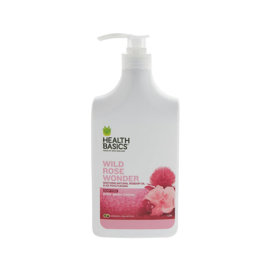 Healthbasic001 New Body Wash-Wild Rose - LOG-ON