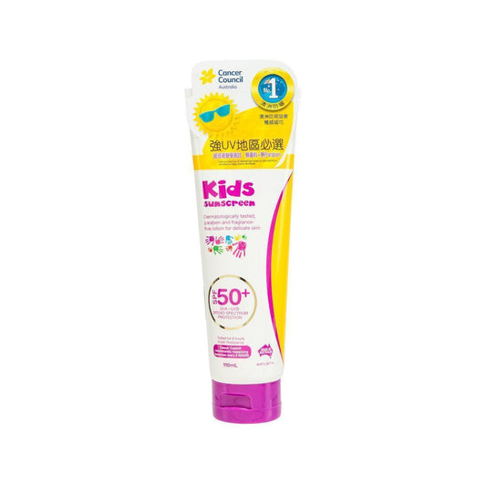 CANCER COUNCIL AISTRALIA KIDS SUNSCREEN SPF50+ 110ML - LOG-ON