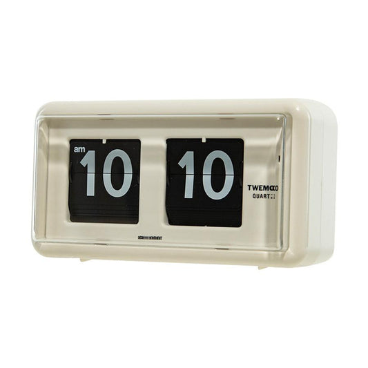 TWEMCO Flip Clock QT-30 (White) - LOG-ON