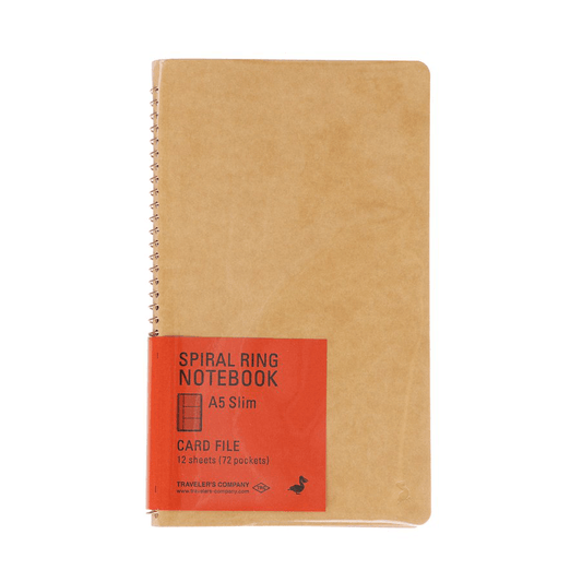 MIDORI Spiral Ring Nb A5 Slim-Card Album - LOG-ON