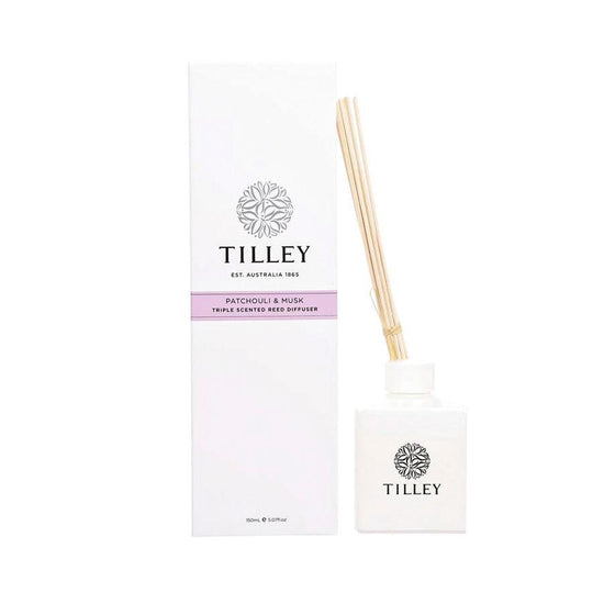 TILLEY Reed Diffuser (Patchouli & Musk) (150mL) - LOG-ON
