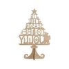 TOMCO LED Wooden Tree With Words H29cm - LOG-ON