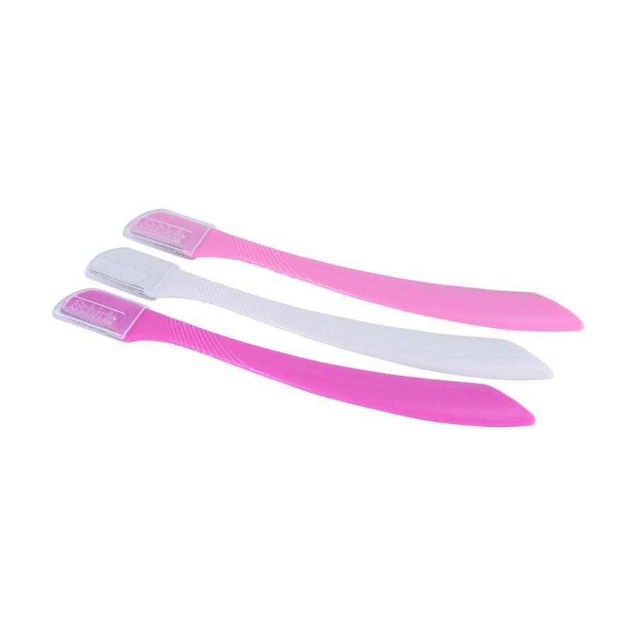 SCHICK Precare L-Type Razor for Eyebrow 3’s (85g) - LOG-ON