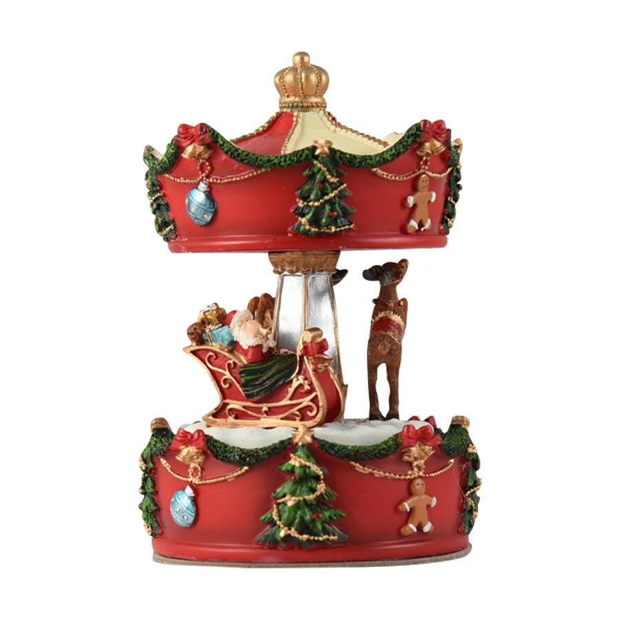 INGE Music Box Merry-Go-Round, 16.5 cm - LOG-ON