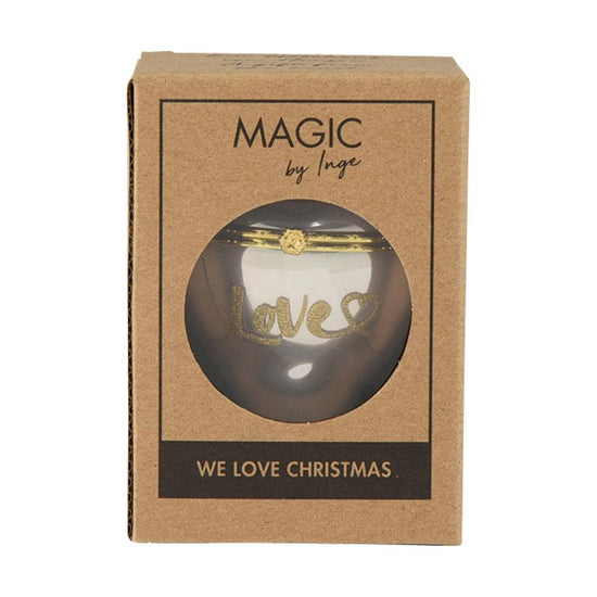 INGE Glass Openable Heart, 10 cm - LOG-ON