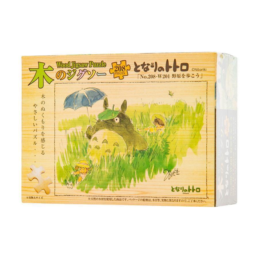 ENSKY Wood Jigsaw(208) - Totoro Walk (260g) - LOG-ON