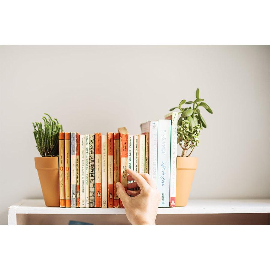 SUCKUK Planter Bookends - LOG-ON