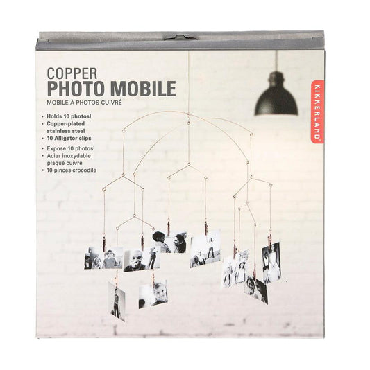 KIKKERLAND Copper Clip Photo Mobile - LOG-ON
