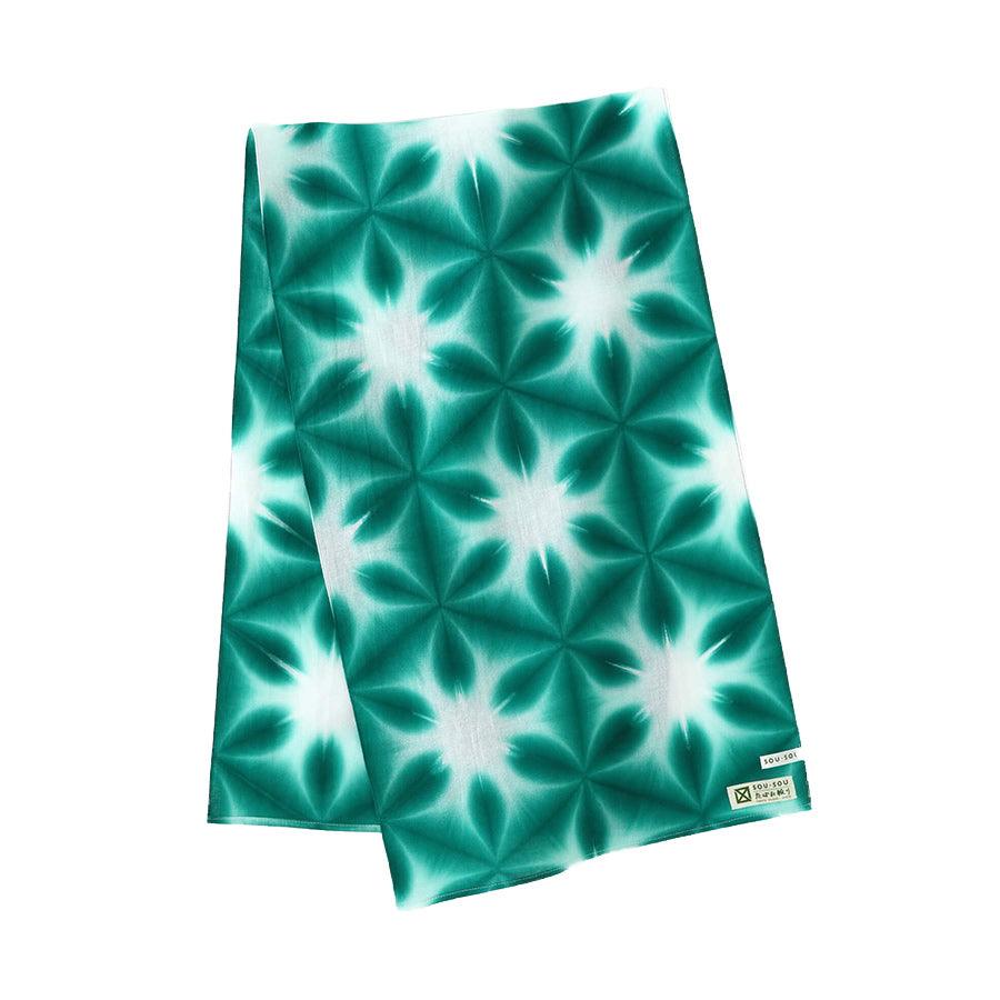 SOUSOU Ise Scarf Green - LOG-ON