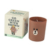 LINE FRIENDS Line Friends Soy Candle Go Green With Brown 150g - LOG-ON