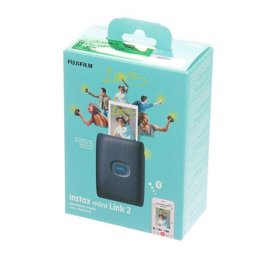 FUJIFILM Instax Printer Mini Link 2 Blue - LOG-ON