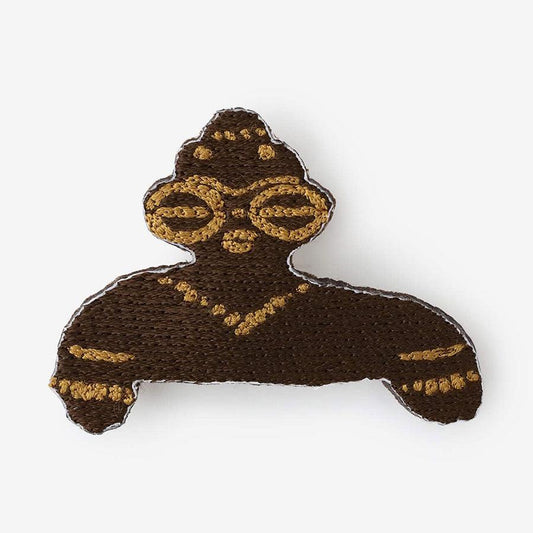 SOUSOU Embroidery Brooch Clay Figure Goggle - Eyed - LOG-ON