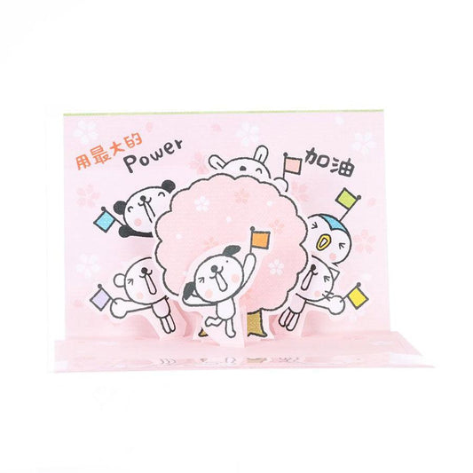 SANRIO Everday Card Pop Up - Sakura & Dog - LOG-ON