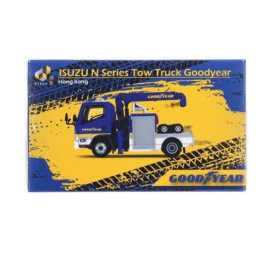 TINY Tiny ISUZU Truck with Crane Good Year - LOG-ON