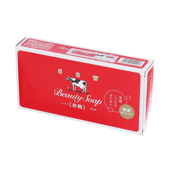 COW Cow Brand Soap Red Box (90G*3PCS) - LOG-ON