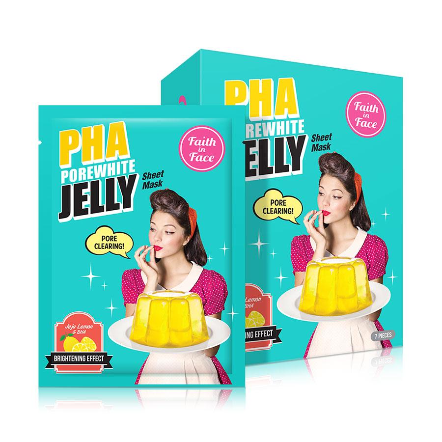 FAITHINFACE PHA Porewhite Jelly Sheet Mask (7pcs) - LOG-ON