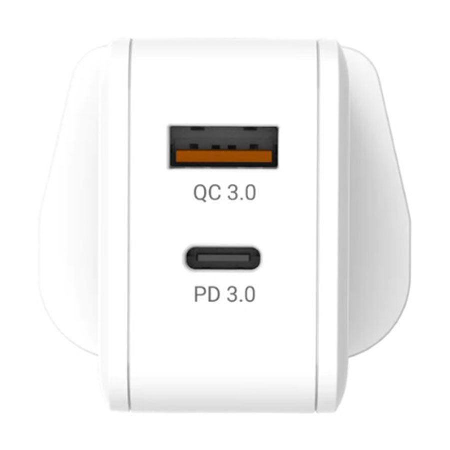 THECOOPIDEA GaN Block 33W 1C1A PD+QC GaN Charger - LOG-ON