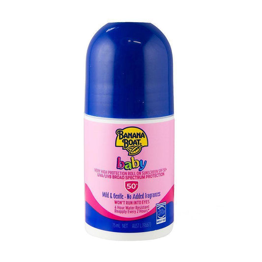 BANANA BOAT Baby Sunscreen Roll On SPF50 75ml - LOG-ON