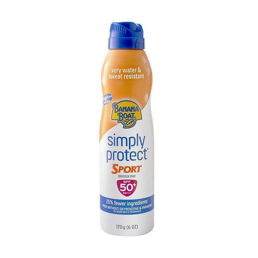 BANANA BOAT Simply Protect Sport Spray SPF50+ (170g) - LOG-ON