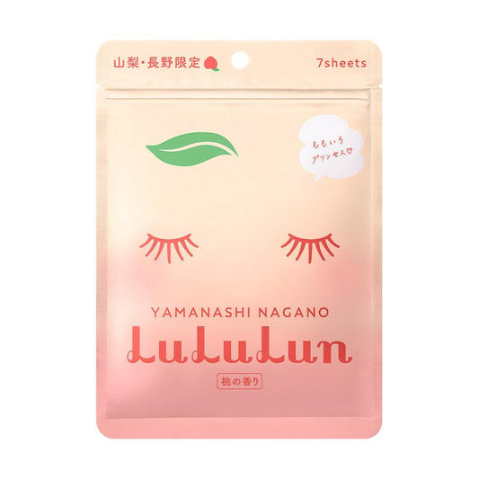 LULULUN Face Mask Yamanasi / Nagano Peach 7pcs (108mL) - LOG-ON