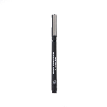 MITSUBISHI UNI Pin Fine Line 0.8mm Black - LOG-ON