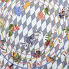 JDF Wonderful Adventure Dream Blue Argyle Tote Bag