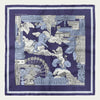 JDF City Tales Silky Navy Scarf (90cm)