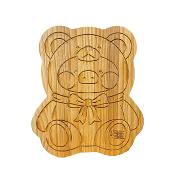 罐頭豬LuLu 泰迪萌粒木展示架