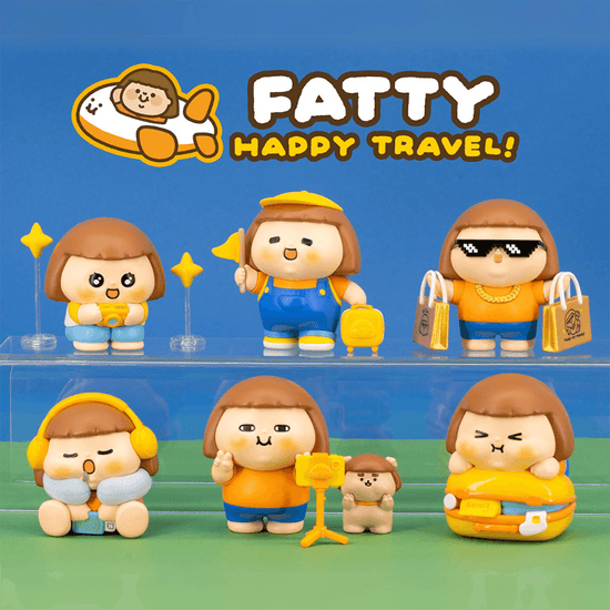 MS FATTY Plastic Thing Blind Box HAPPY TRAVEL - LOG-ON