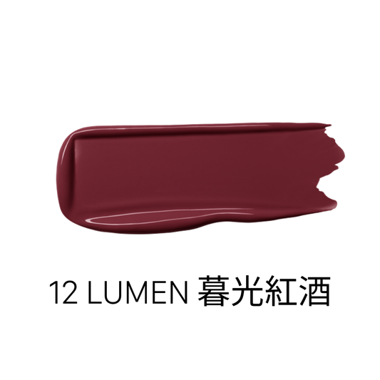 LUMMIR 水潤光澤唇膏4AM 12暮光紅酒  (3.4g)