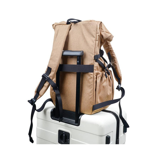 HELLOLULU Holger - DSLR Camera Backpack Brown - LOG-ON