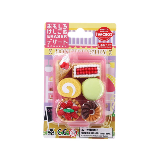 IWAKO Fancy Eraser Desert Set