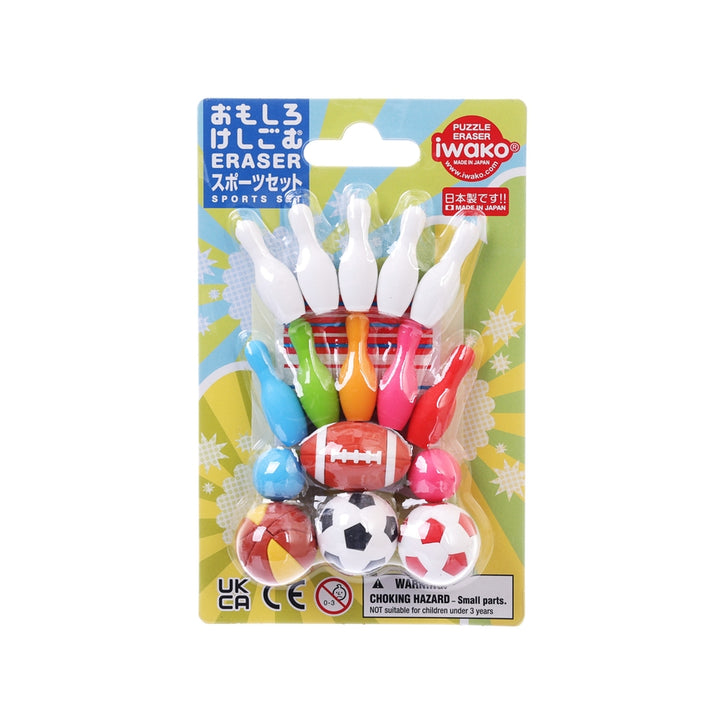 IWAKO Fancy Eraser Sports – LOG-ON