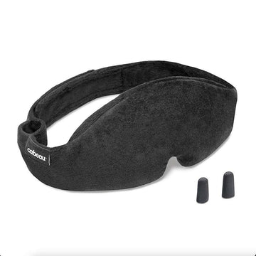 CABEAU CABEAU MIDNIGHT MAGIC SLEEP MASK - BLACK - LOG-ON