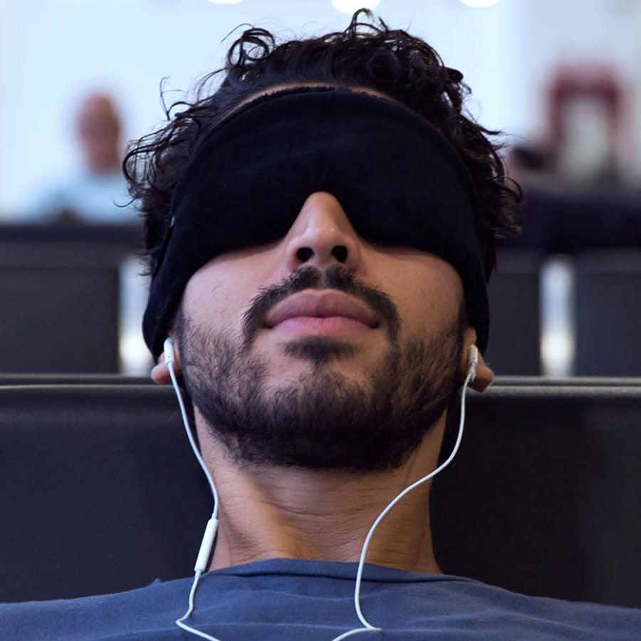 CABEAU CABEAU MIDNIGHT MAGIC SLEEP MASK - BLACK - LOG-ON