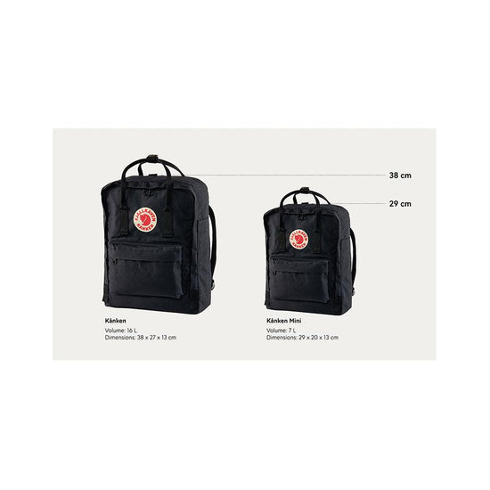 FJALLRAVEN FW20 KANKEN MINI BACKPACK-BLACK (220g) - LOG-ON