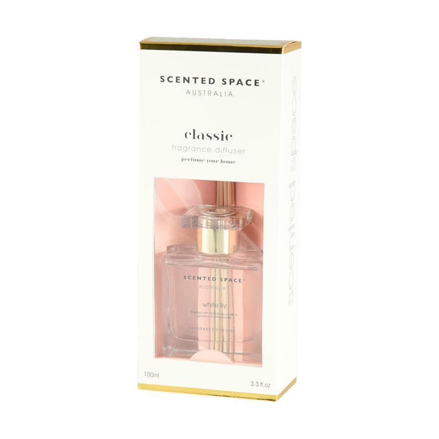 SCENTED SPACE Classic Fragrance Diffuser 100mL-Lime Leaves - LOG-ON