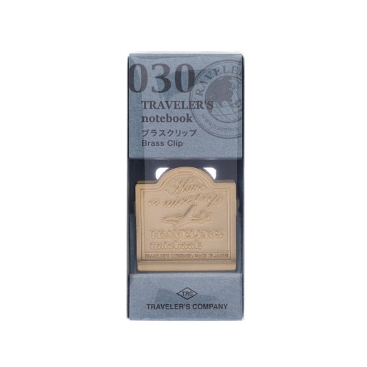 TRAVELER'S NOTEBOOK TN Brass Clip Airplane