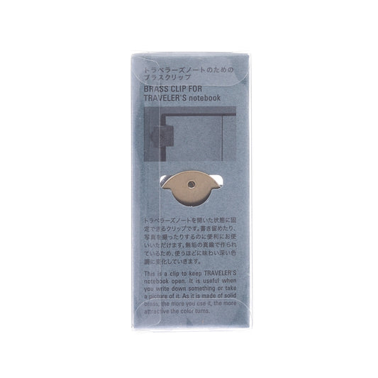 TRAVELER'S NOTEBOOK TN Brass Clip Airplane