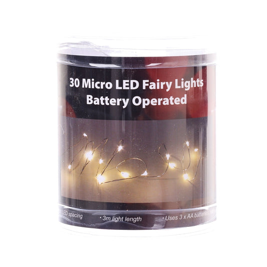 TD B/O 3米燈飾 30 LED 燈珠 暖白色 玫瑰金