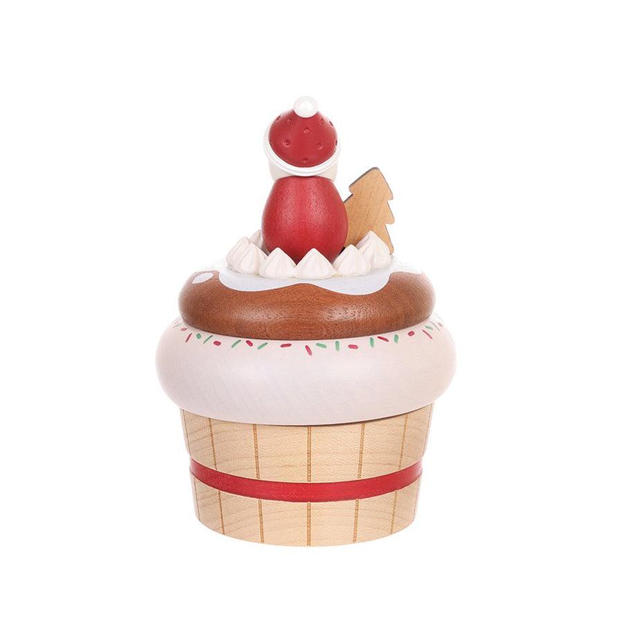 WOODERFUL LIFE Music Go Round Xmas MB Santa Cupcake - LOG-ON