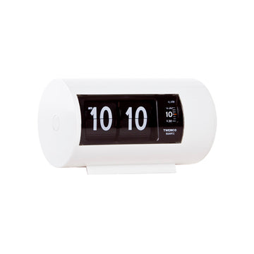 TWEMCO Alarm Flip Clock AP-28 (White)
