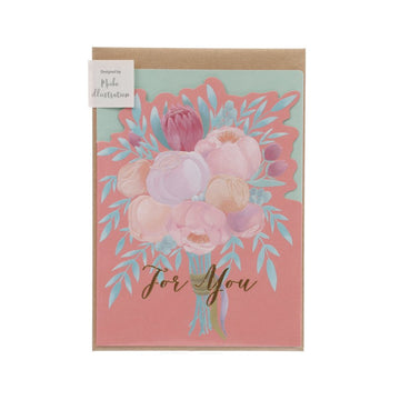 ACTIVE CORP FOR YOU CARD - FLOWER PINK  (14g)