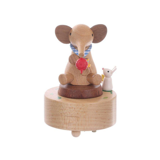 WOODERFUL LIFE Mini-Music Go Round-Elephant's Tea Time - LOG-ON