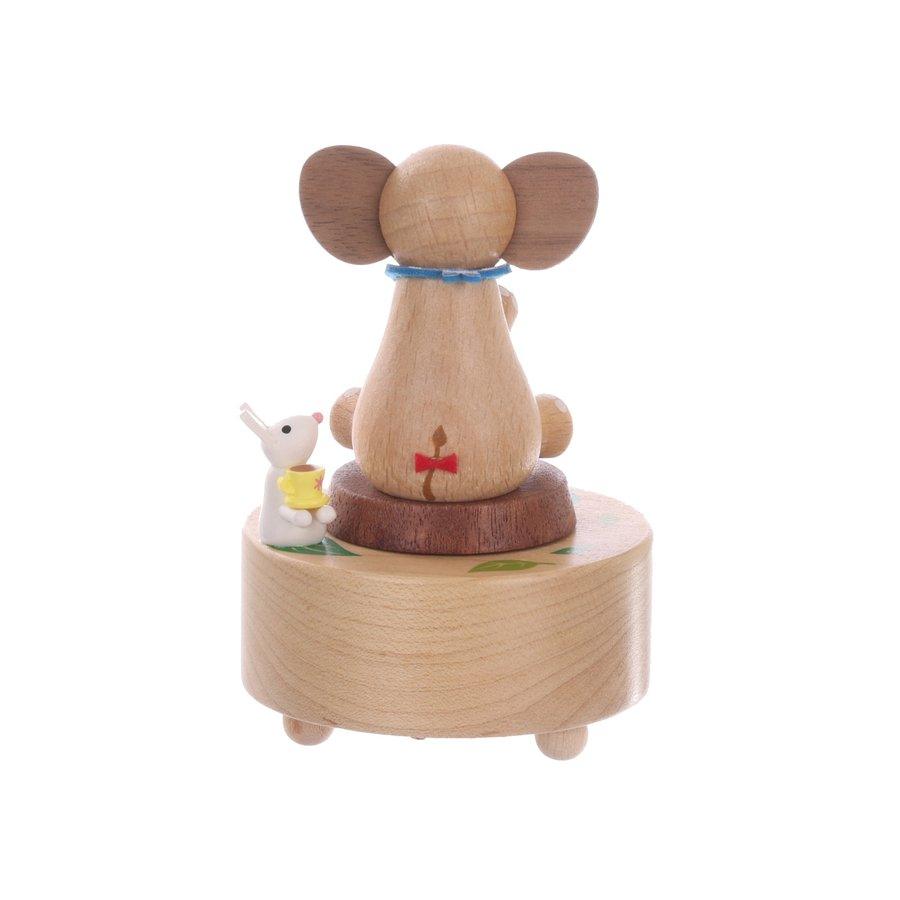 WOODERFUL LIFE Mini-Music Go Round-Elephant's Tea Time - LOG-ON
